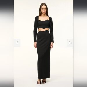 Staud Petunia Skirt In Black